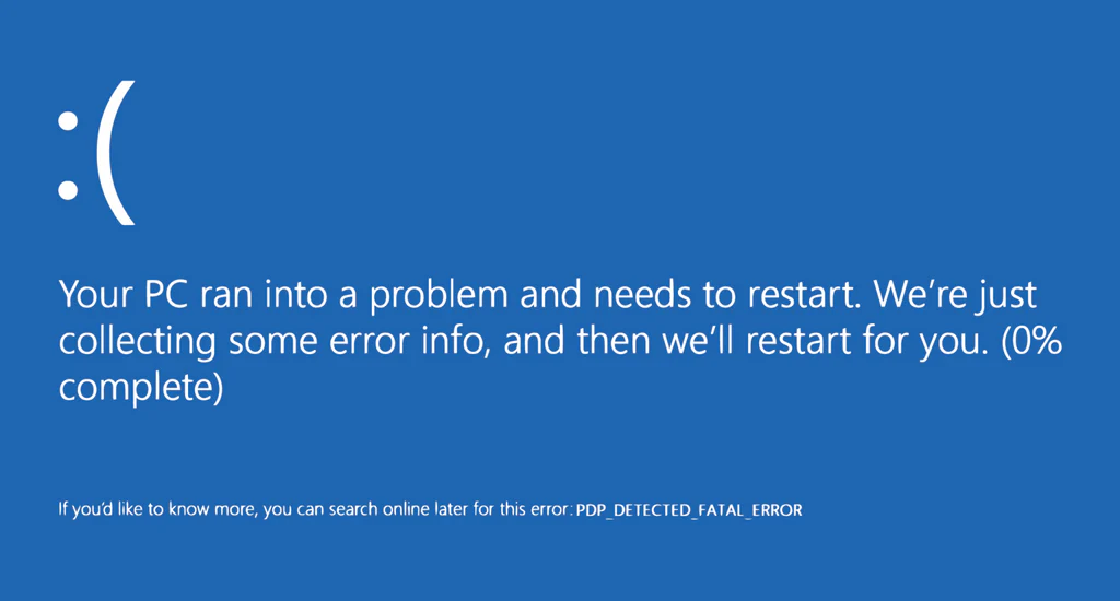 Blue Screen of Death
