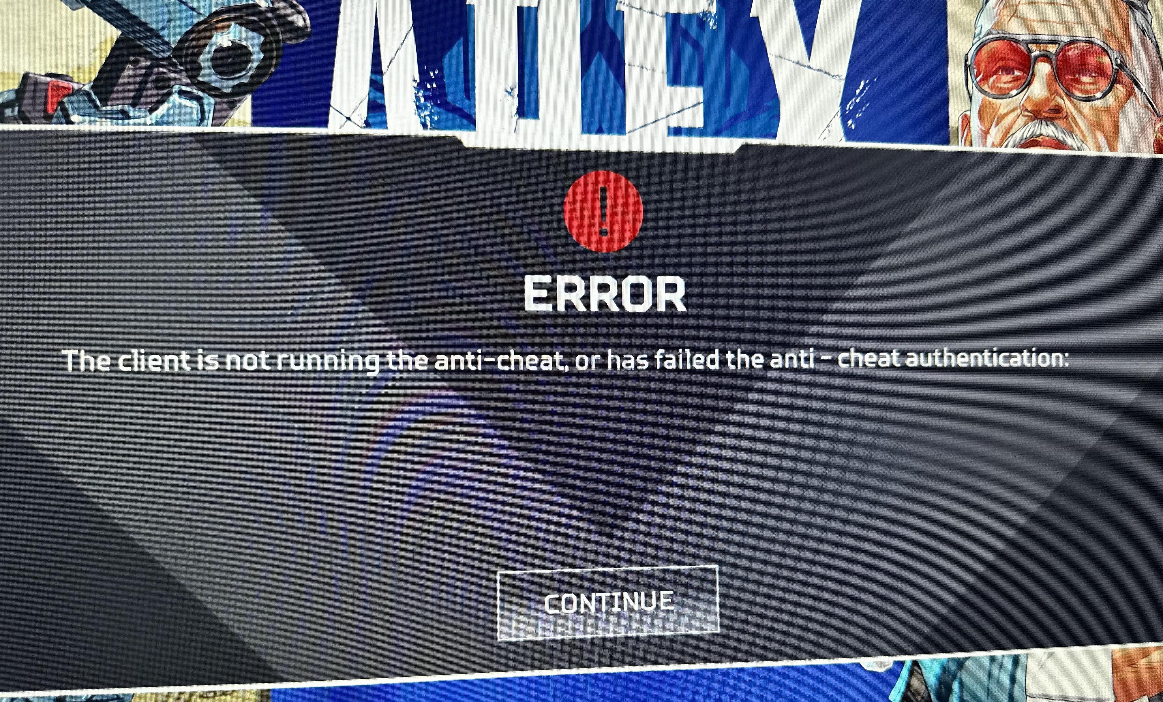 Anti-Cheat Detected Cheating on Apex Legends