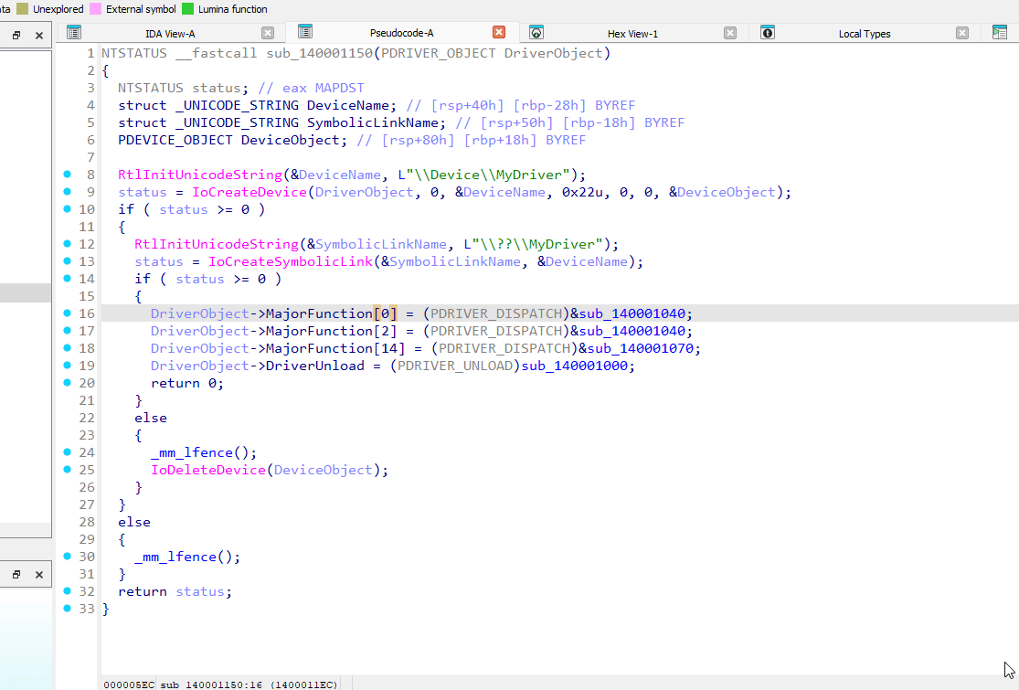 IDA Enum select