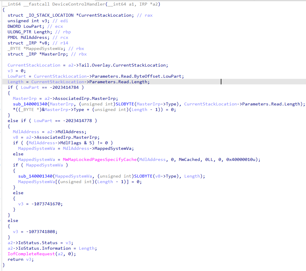DevControl Default decomp