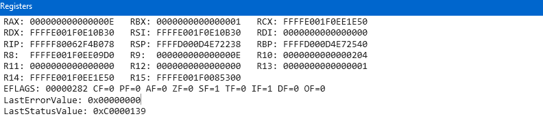 Registers r15